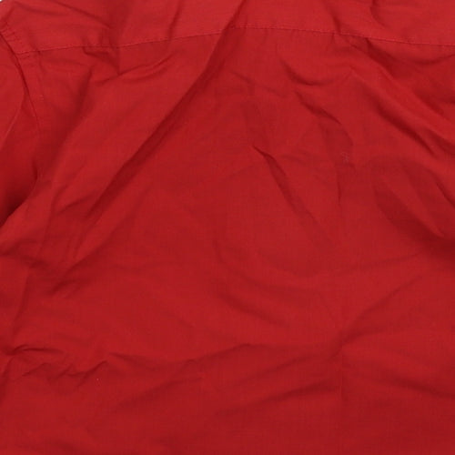 Banner Girls Red   Basic Button-Up Size S