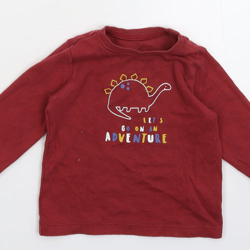 George Baby Brown   Basic T-Shirt Size 12-18 Months
