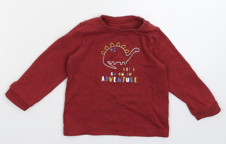 George Baby Brown   Basic T-Shirt Size 12-18 Months