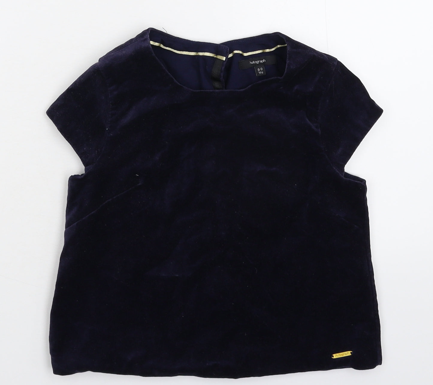 Autograph Girls Blue   Basic Tank Size 8-9 Years
