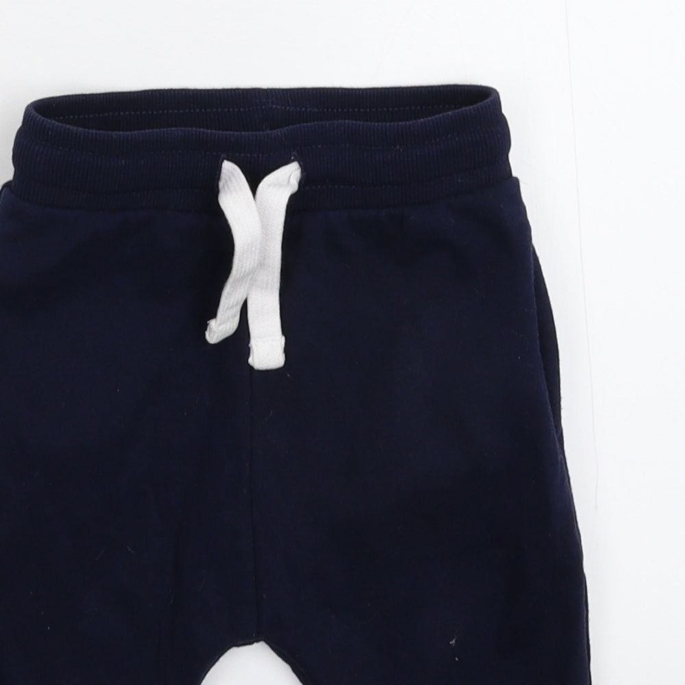 Matalan Baby Blue   Jogger Trousers Size 9-12 Months