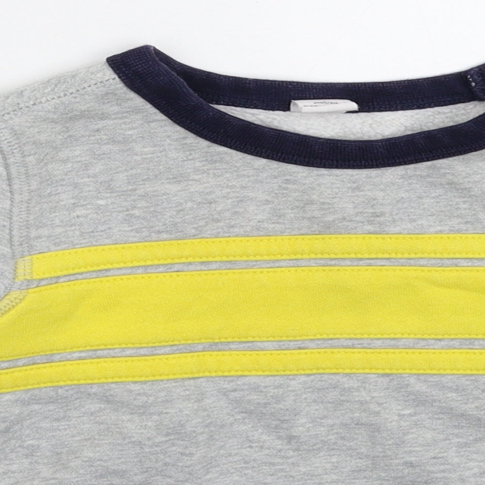 Gap Boys Grey Striped  Pullover Sweatshirt Size 2 Years