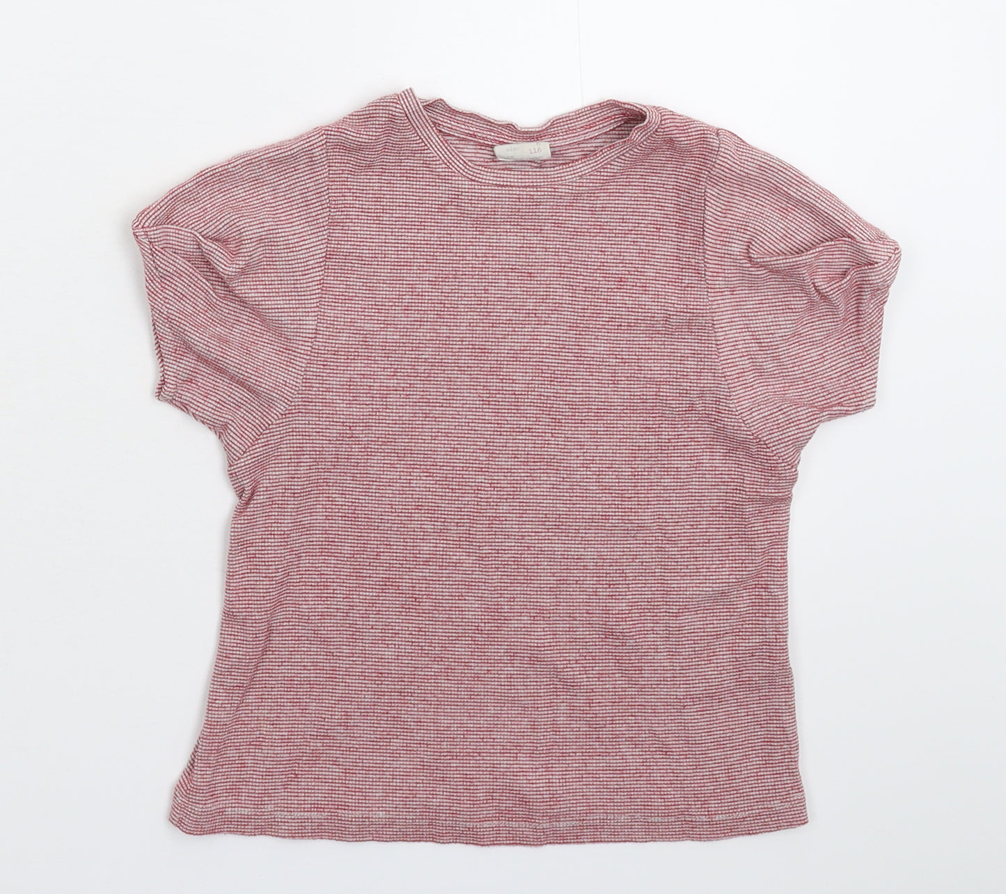 Zara Girls Pink   Basic T-Shirt Size 6 Years
