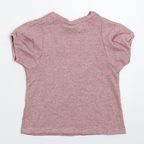 Zara Girls Pink   Basic T-Shirt Size 6 Years