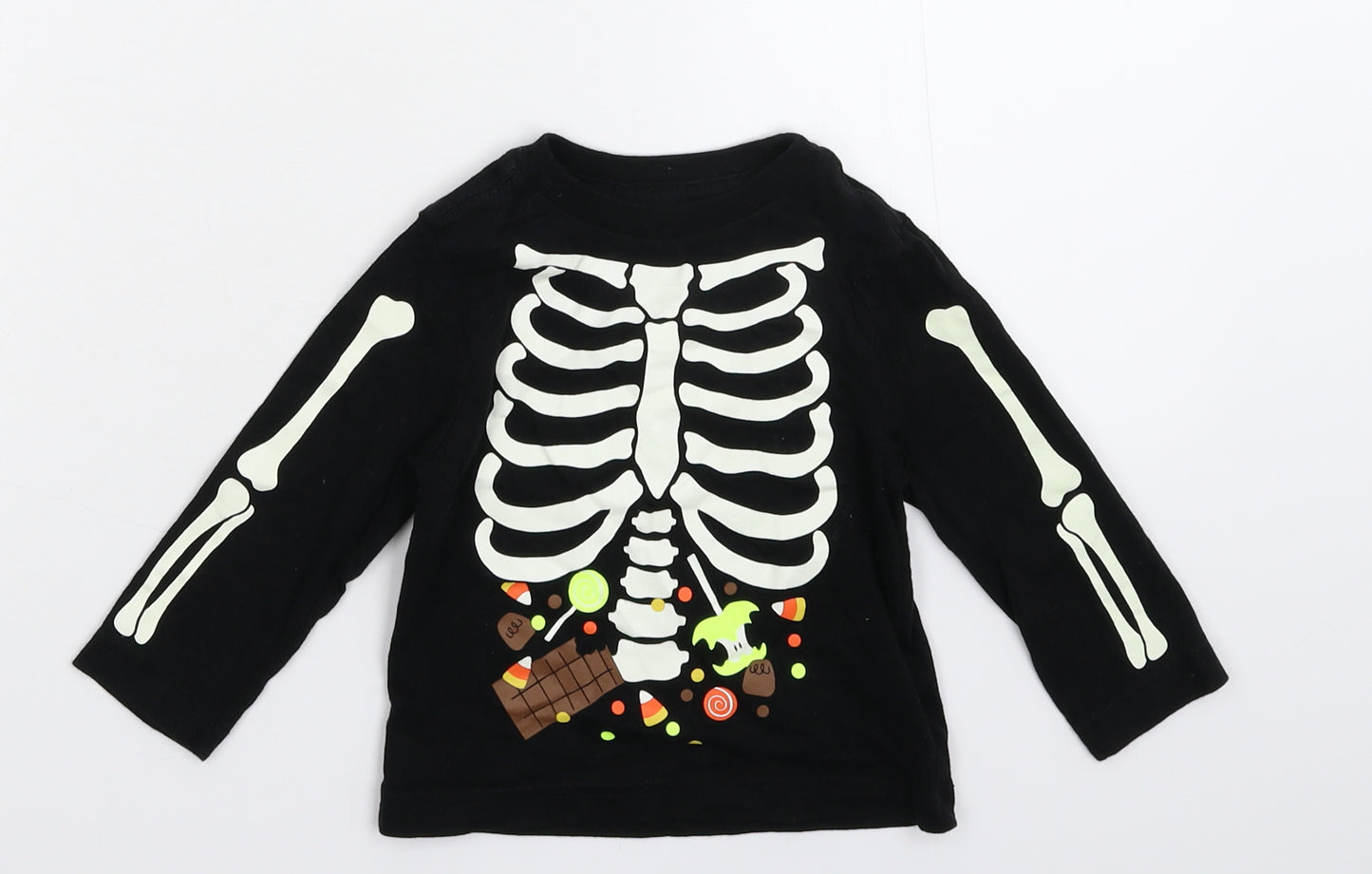 The Children's Place Baby Black   Basic T-Shirt Size 9-12 Months