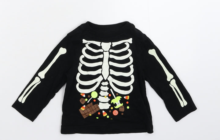 The Children's Place Baby Black   Basic T-Shirt Size 9-12 Months