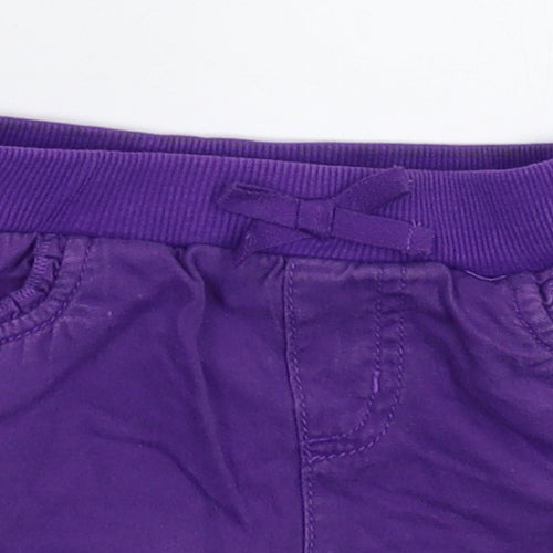 Preworn Girls Purple  Denim A-Line Skirt Size 2 Years