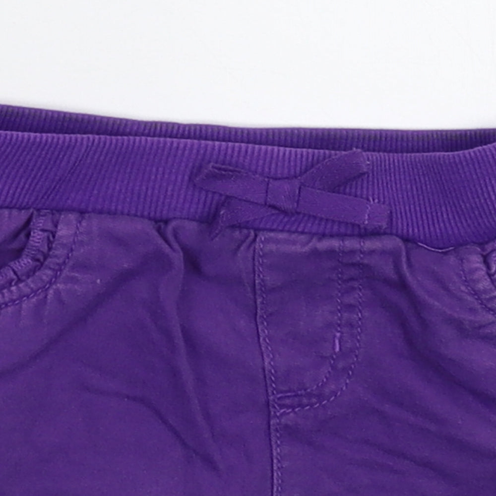 Preworn Girls Purple  Denim A-Line Skirt Size 2 Years