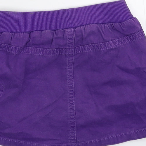 Preworn Girls Purple  Denim A-Line Skirt Size 2 Years