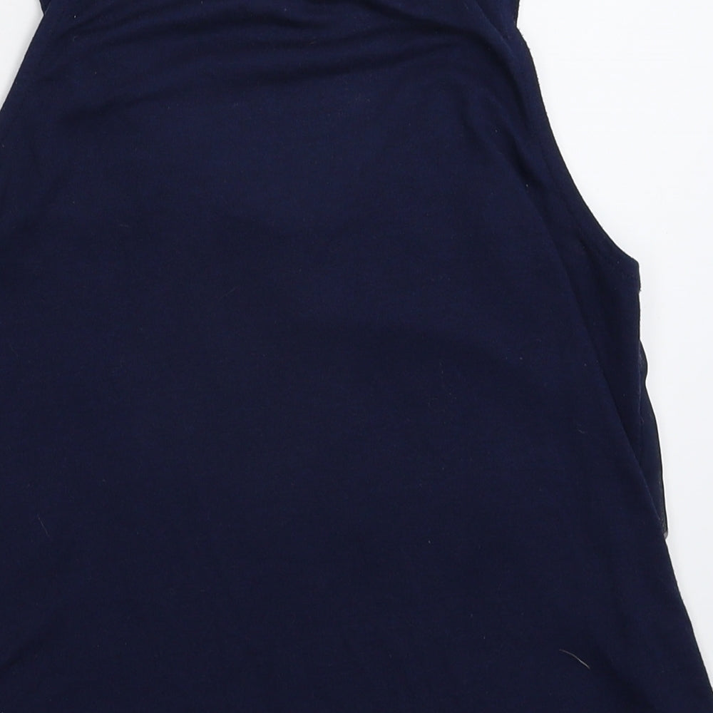 River Island Womens Blue   Basic Tank Size 10