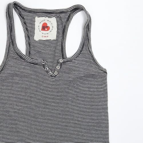 Chelsea Womens Multicoloured Striped  Basic Tank Size 12