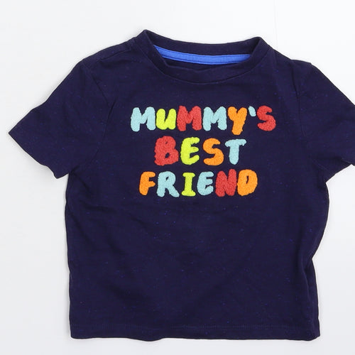 Very Baby Blue   Basic T-Shirt Size 9-12 Months