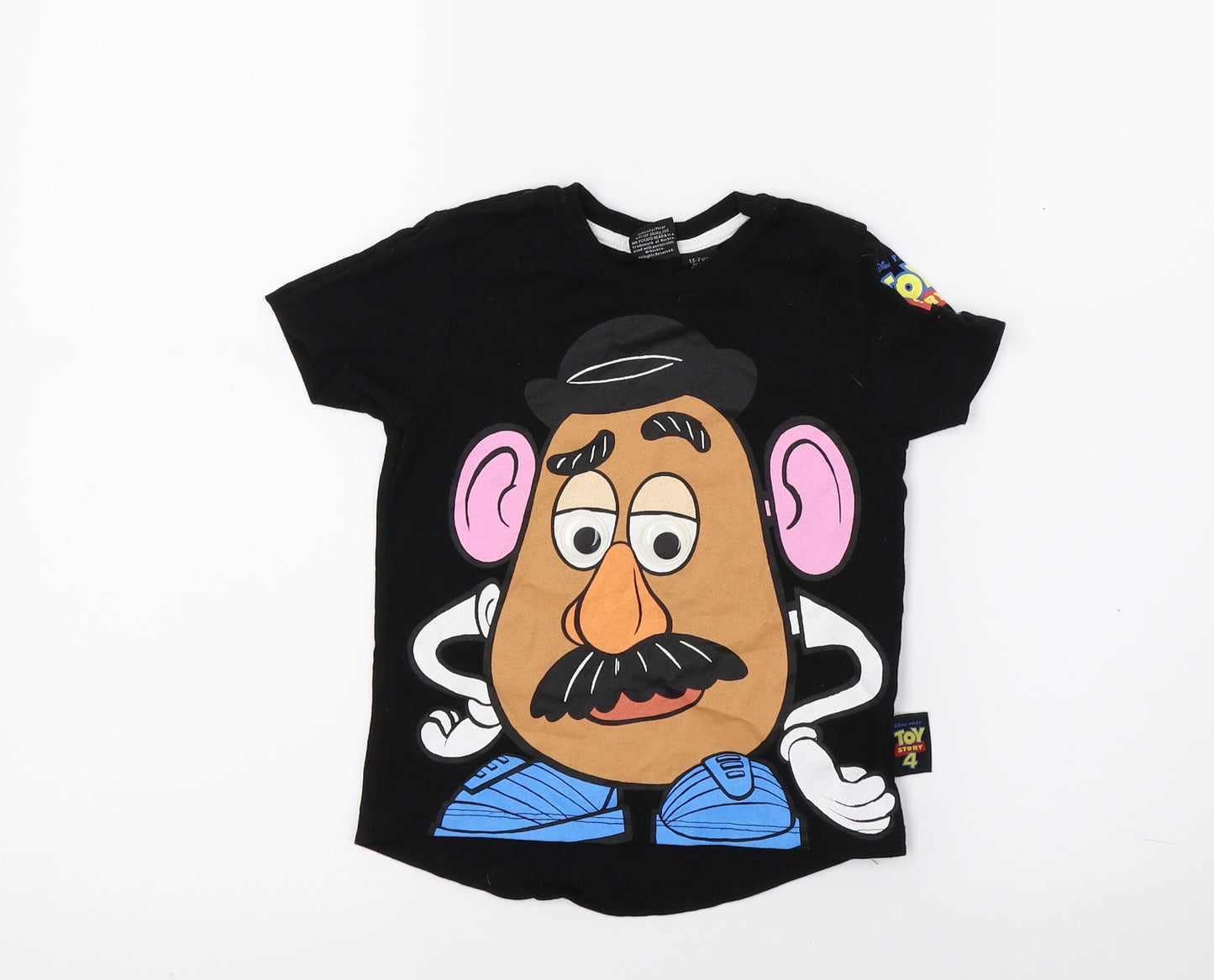 Toy story Boys Black   Basic T-Shirt Size 2 Years  - Toy Story 4