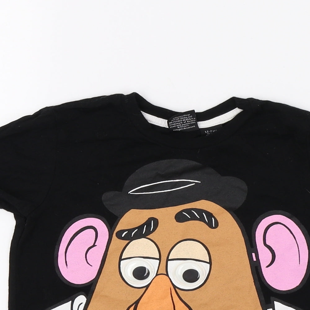 Toy story Boys Black   Basic T-Shirt Size 2 Years  - Toy Story 4