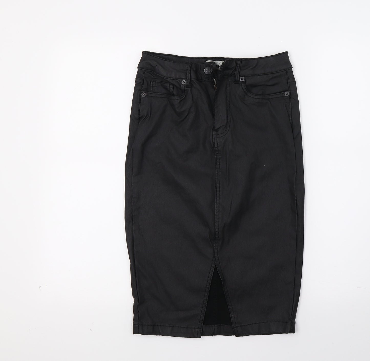 New Look Womens Black   Pettiskirt Skirt Size 8
