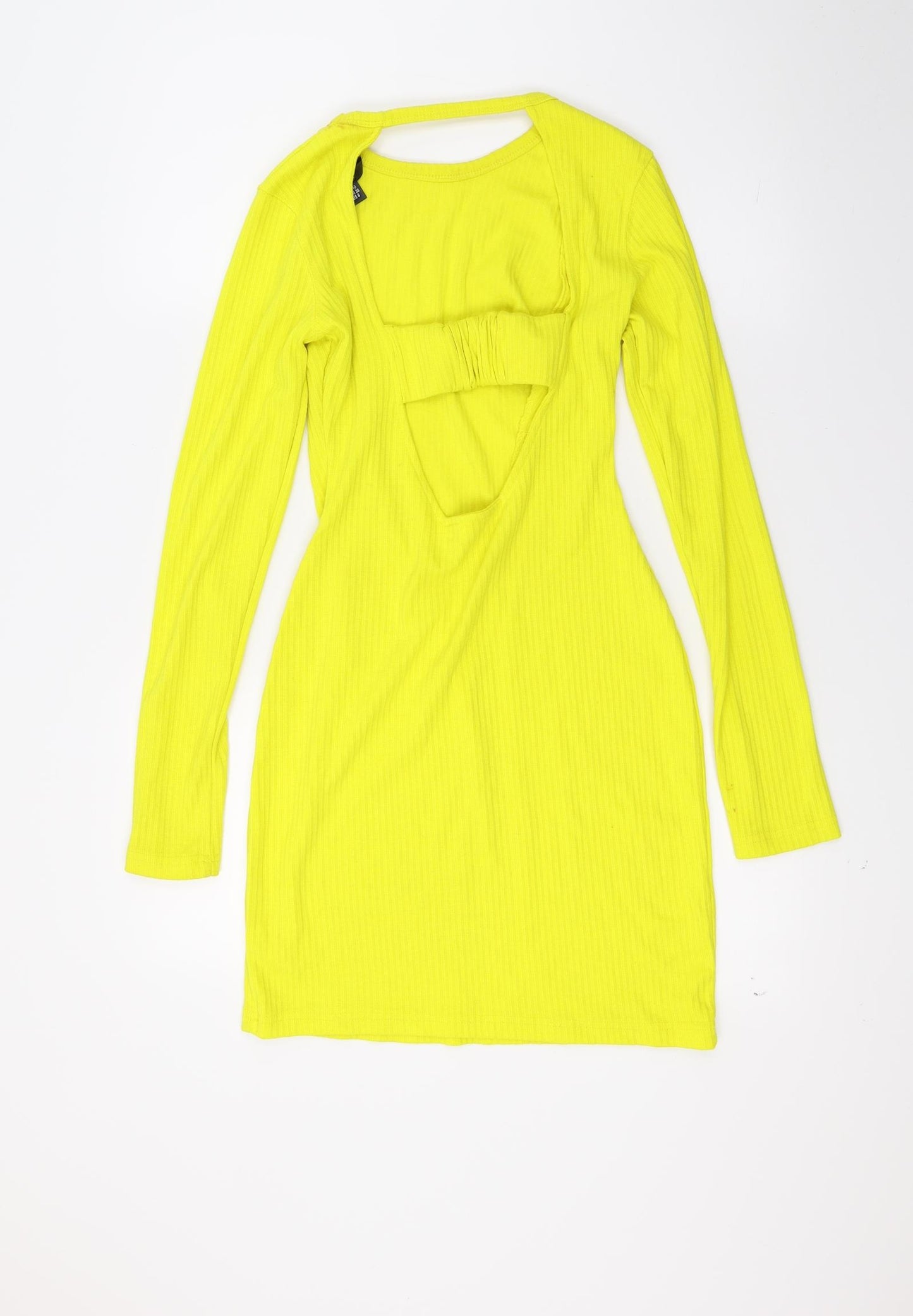 Missguided Womens Yellow   Jumper Dress  Size 10