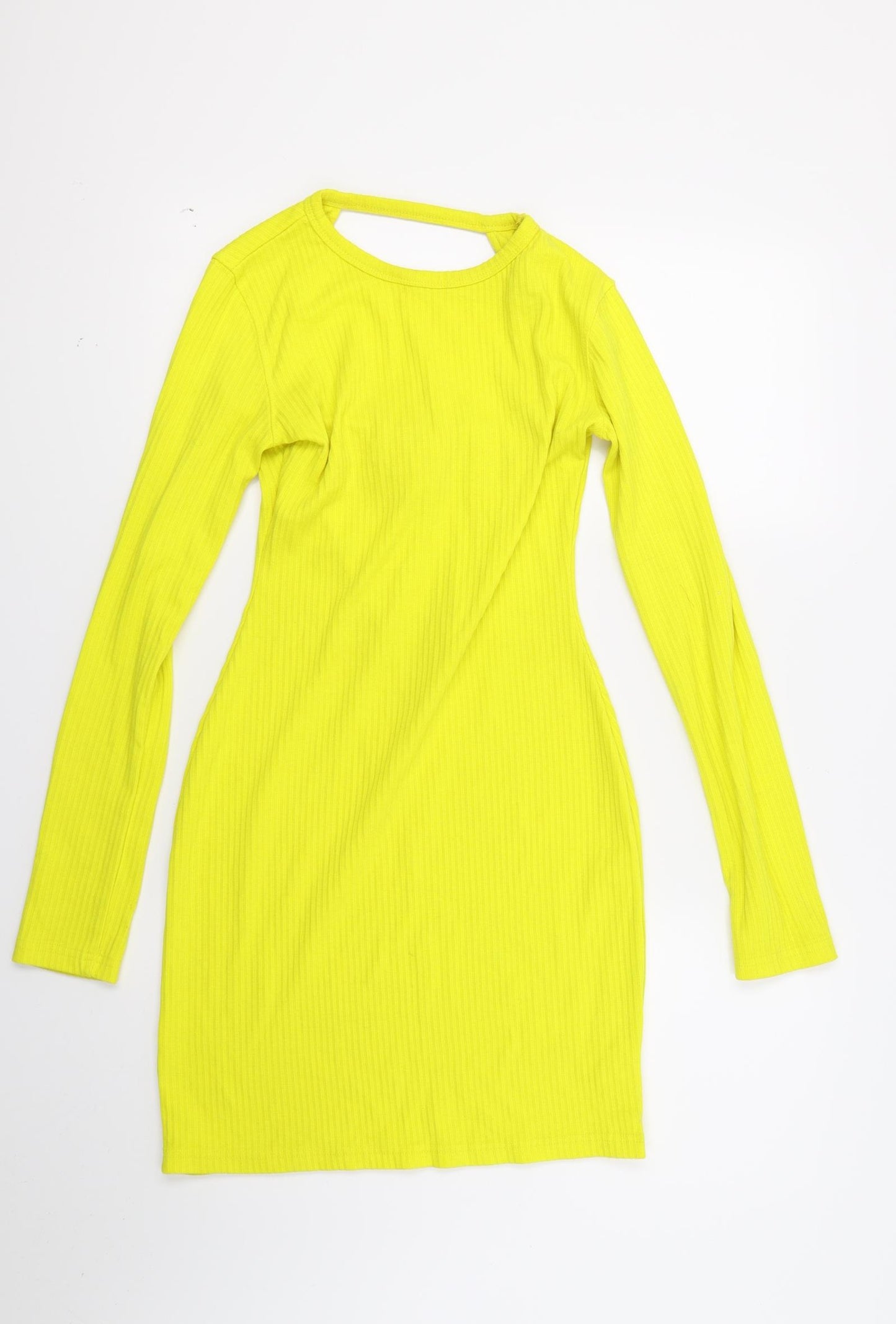 Missguided Womens Yellow   Jumper Dress  Size 10