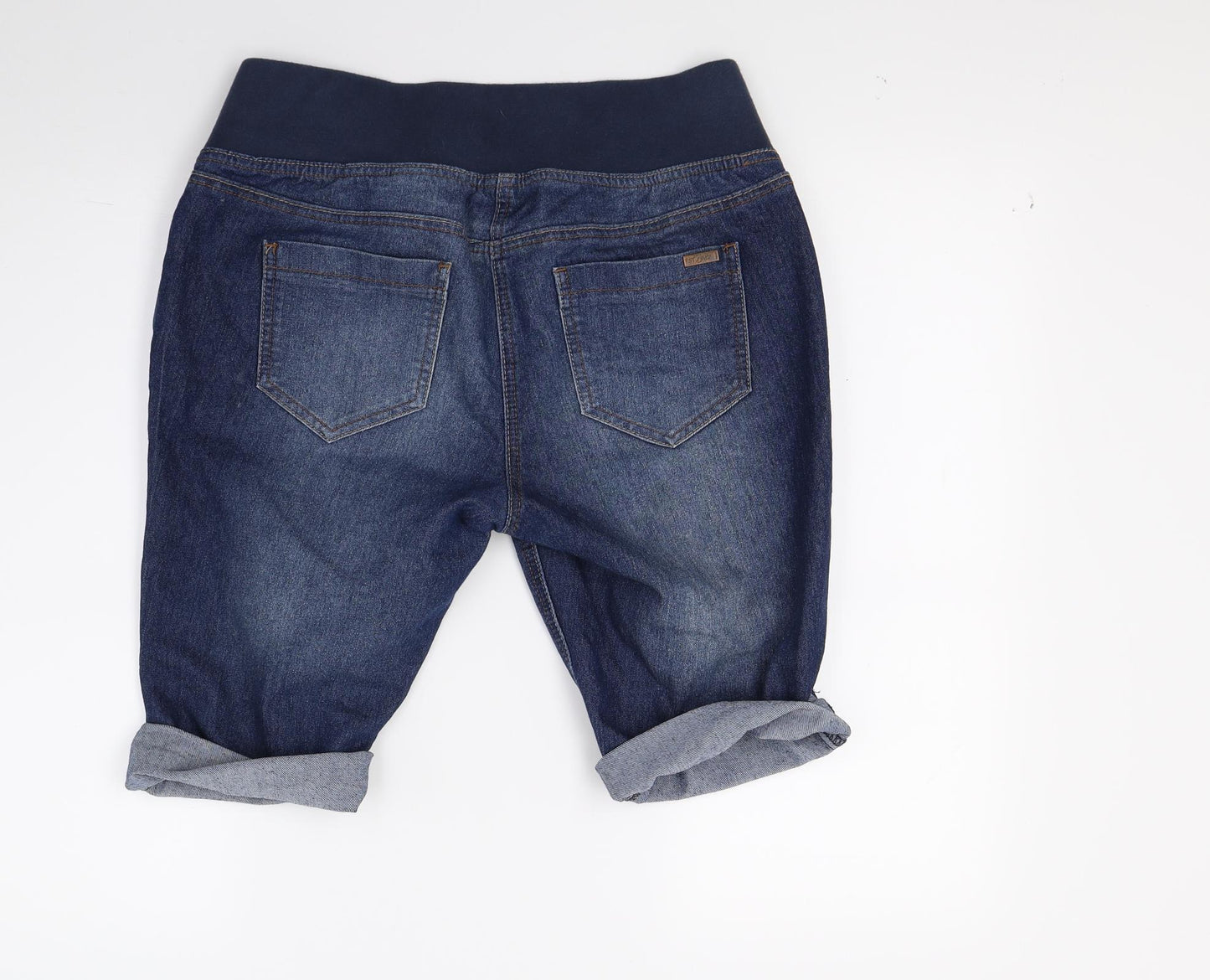 NEXT Womens Blue  Denim Bermuda Shorts Size 12