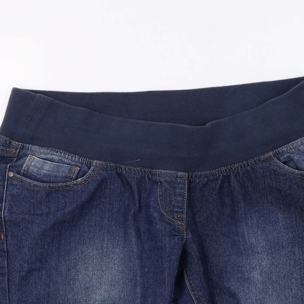 NEXT Womens Blue  Denim Bermuda Shorts Size 12