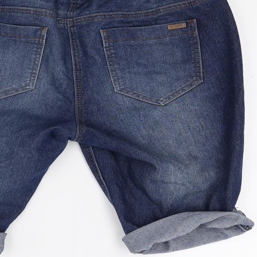 NEXT Womens Blue  Denim Bermuda Shorts Size 12