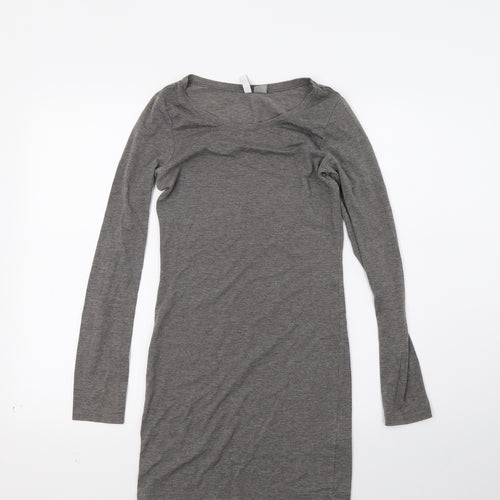 Divided Womens Grey   Jumper Dress  Size XS
