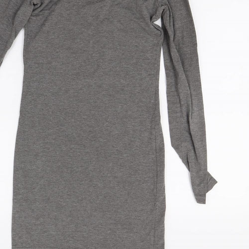 Divided Womens Grey   Jumper Dress  Size XS