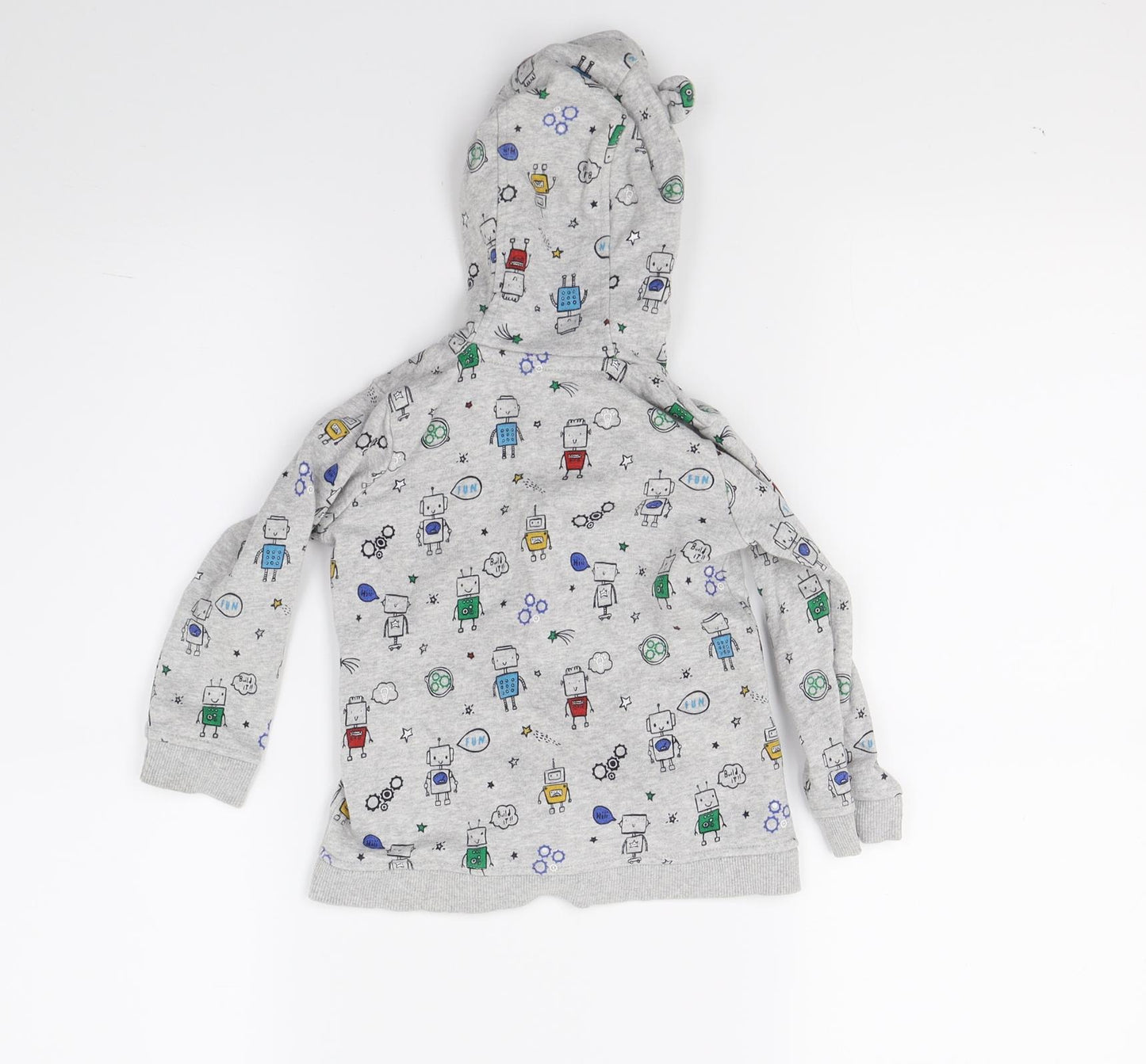 George Baby Grey   Pullover Jumper Size 12-18 Months  - SpaceMan Hoodie