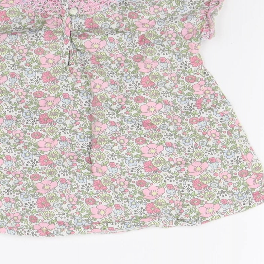 H&M Girls Multicoloured Floral  A-Line  Size 9-12 Months