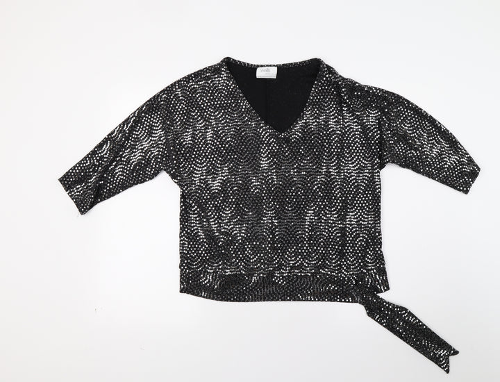 Wallis Womens Silver Pullover Jumper Size M