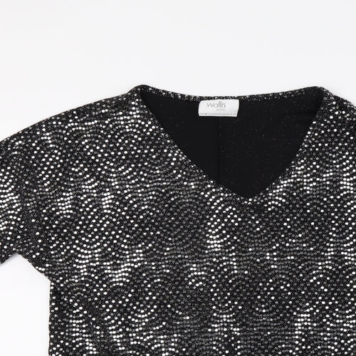 Wallis Womens Silver   Pullover Jumper Size M