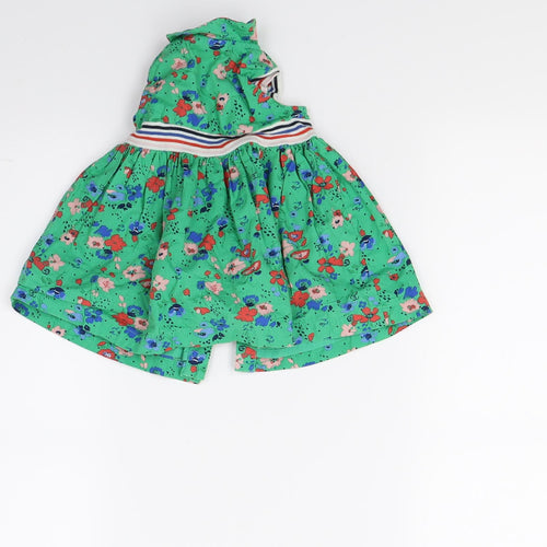 NEXT Girls Green Floral  A-Line  Size 0-3 Months