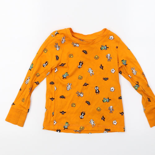 George Boys Orange   Pullover Sweatshirt Size 2-3 Years  - Robots