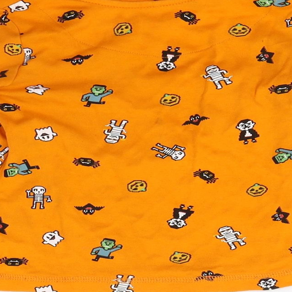 George Boys Orange   Pullover Sweatshirt Size 2-3 Years  - Robots