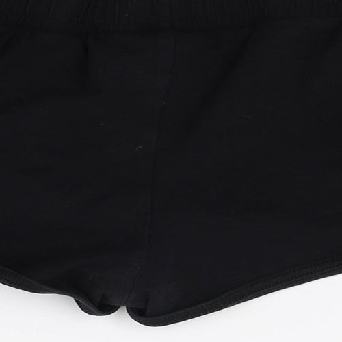 TU Girls Black  Jersey Cut-Off Shorts Size 9 Years