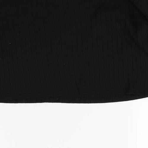 Primark Girls Black  Jersey Pullover Jumper Size 13 Years
