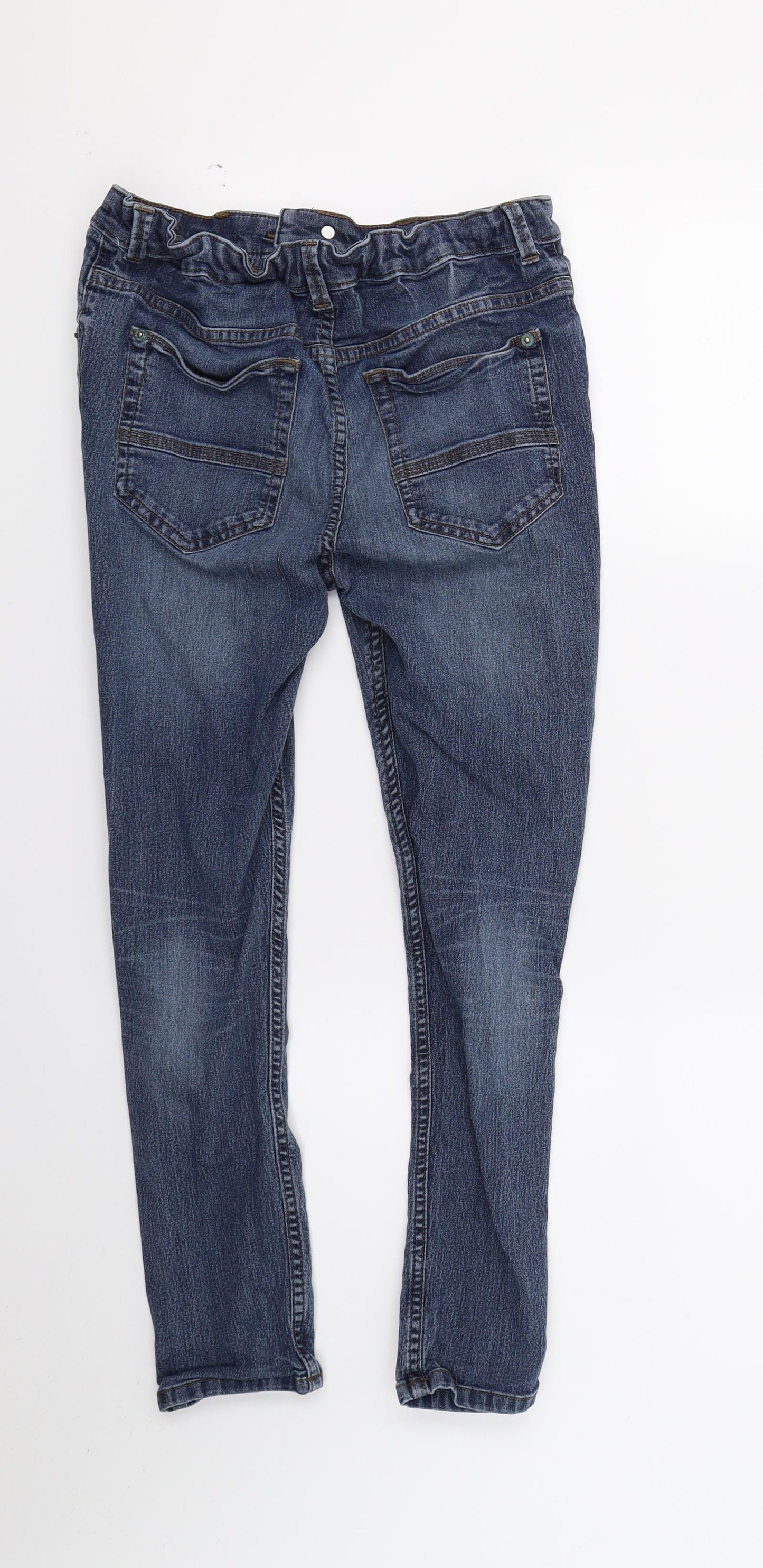 F&F Boys Blue  Denim Skinny Jeans Size 11-12 Years