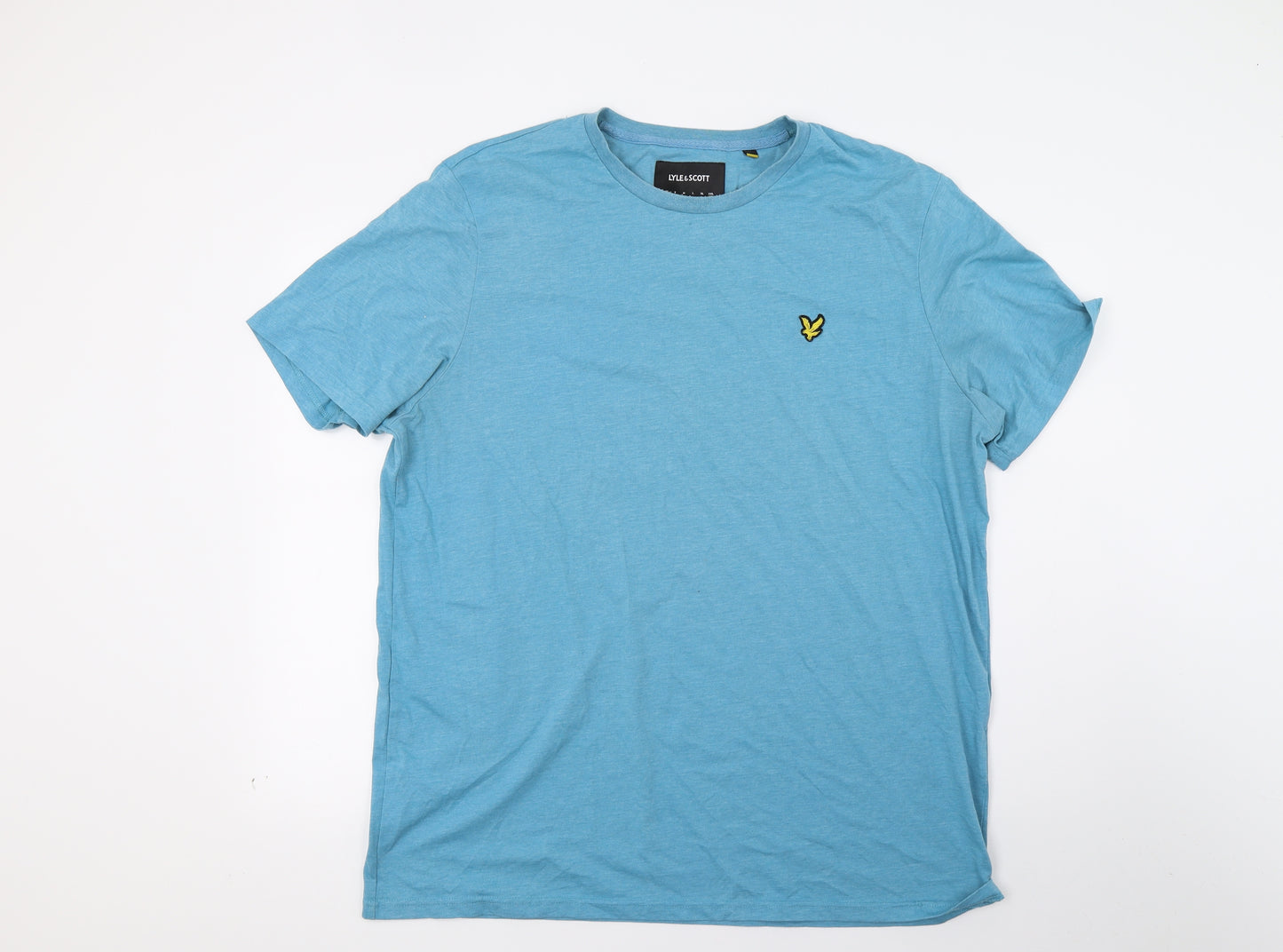 Lyle & Scott Mens Blue  Jersey  T-Shirt Size 2XL