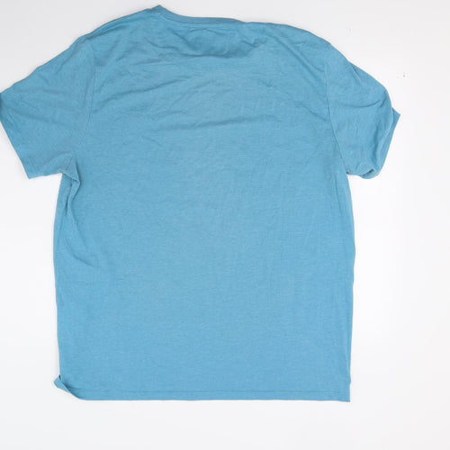 Lyle & Scott Mens Blue  Jersey  T-Shirt Size 2XL