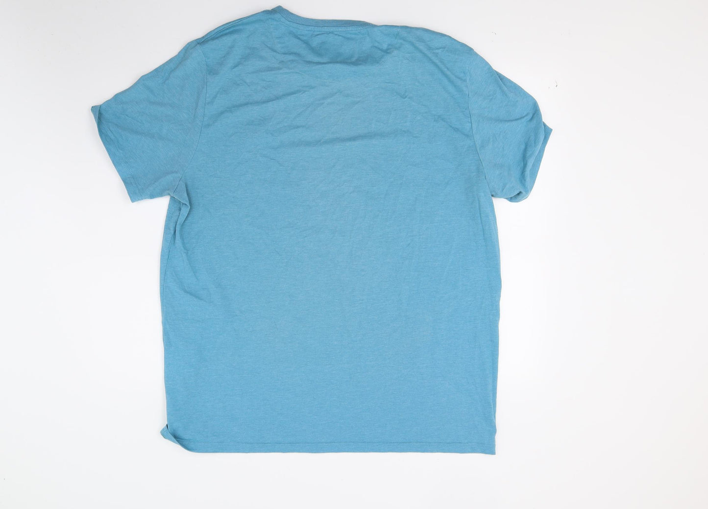 Lyle & Scott Mens Blue  Jersey  T-Shirt Size 2XL