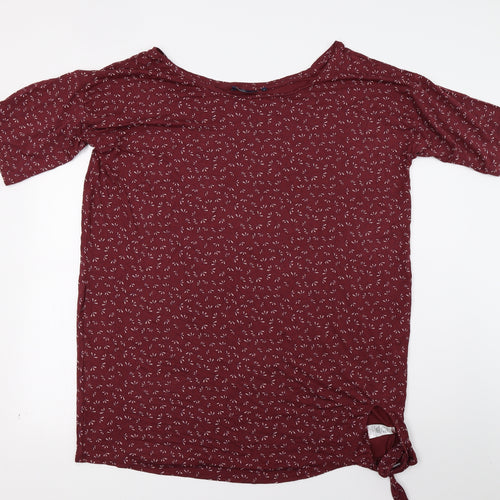 NEXT Womens Red Floral  T-Shirt Dress  Size 16