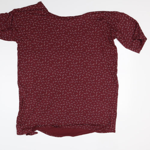 NEXT Womens Red Floral  T-Shirt Dress  Size 16