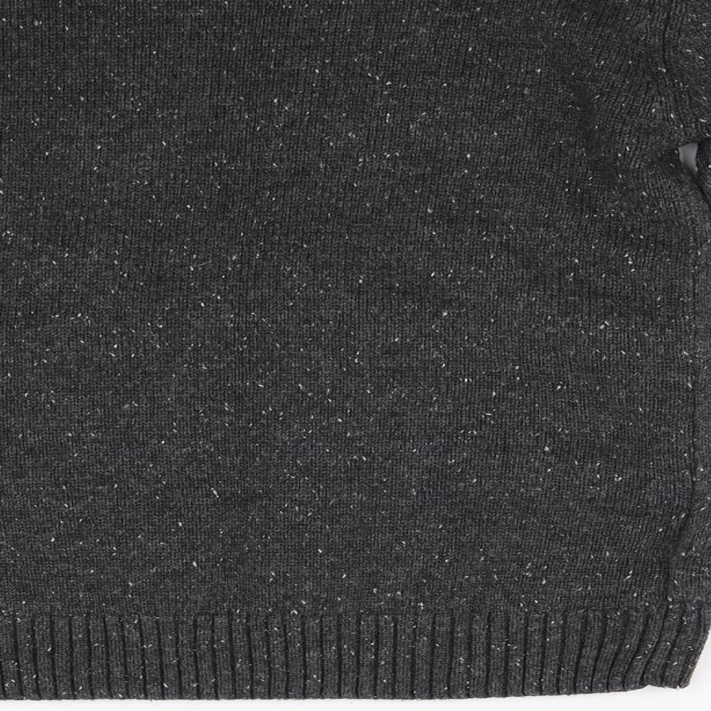 Matalan Girls Grey  Knit Pullover Jumper Size 13 Years  - This is not an xmas jumper
