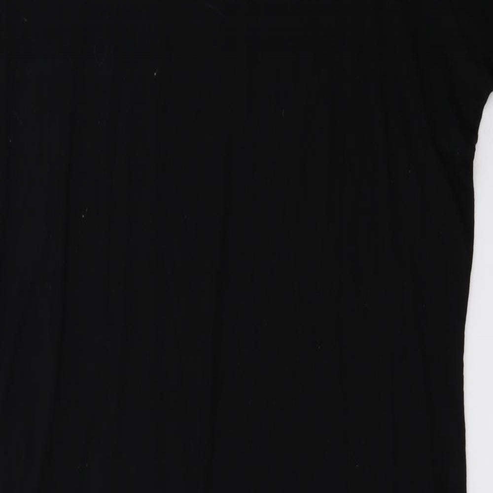 F&F Womens Black   T-Shirt Dress  Size 16
