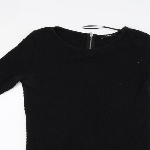 George Womens Black   A-Line  Size 12