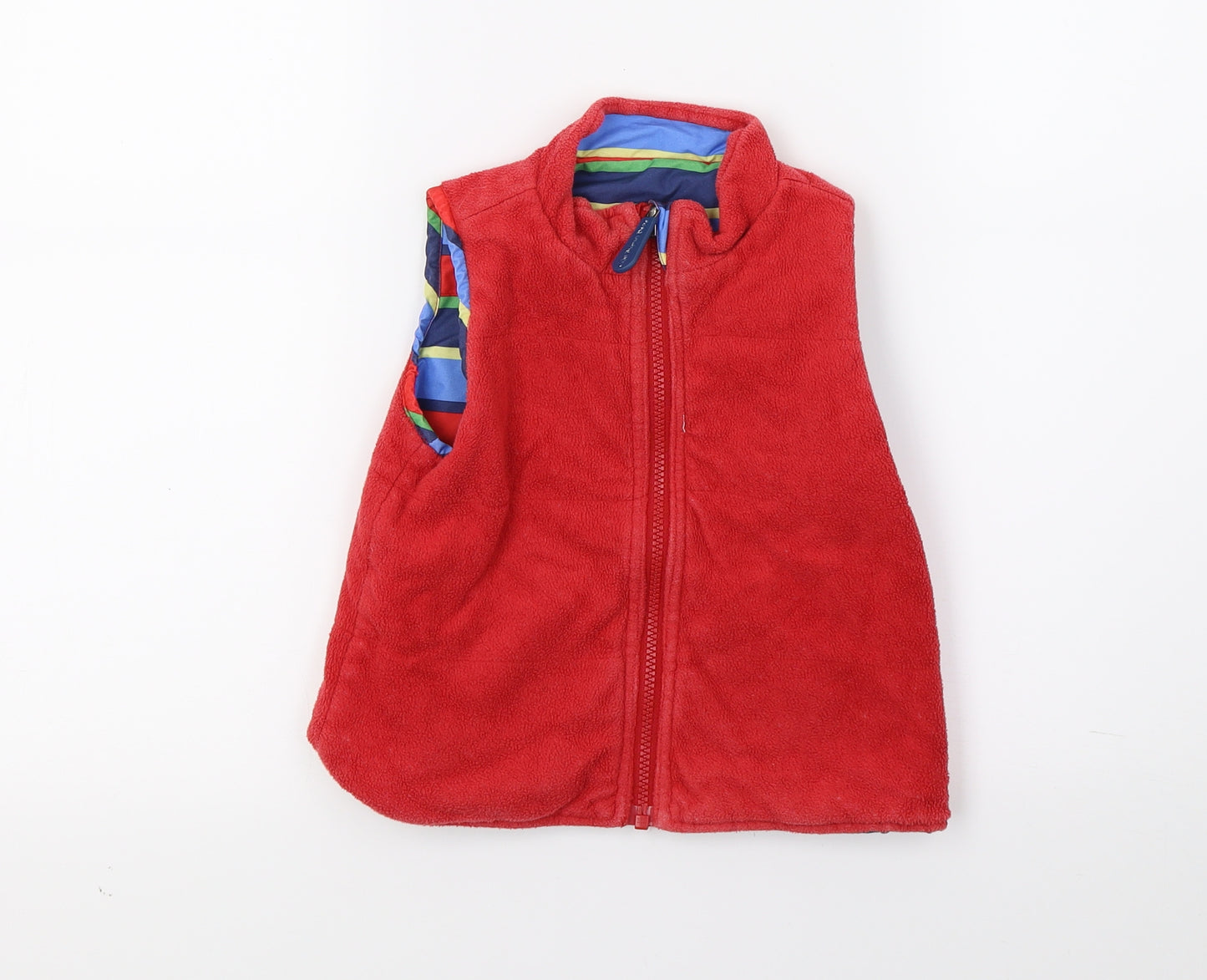 JoJo Maman Bébé Boys Red   Gilet Coat Size 2 Years