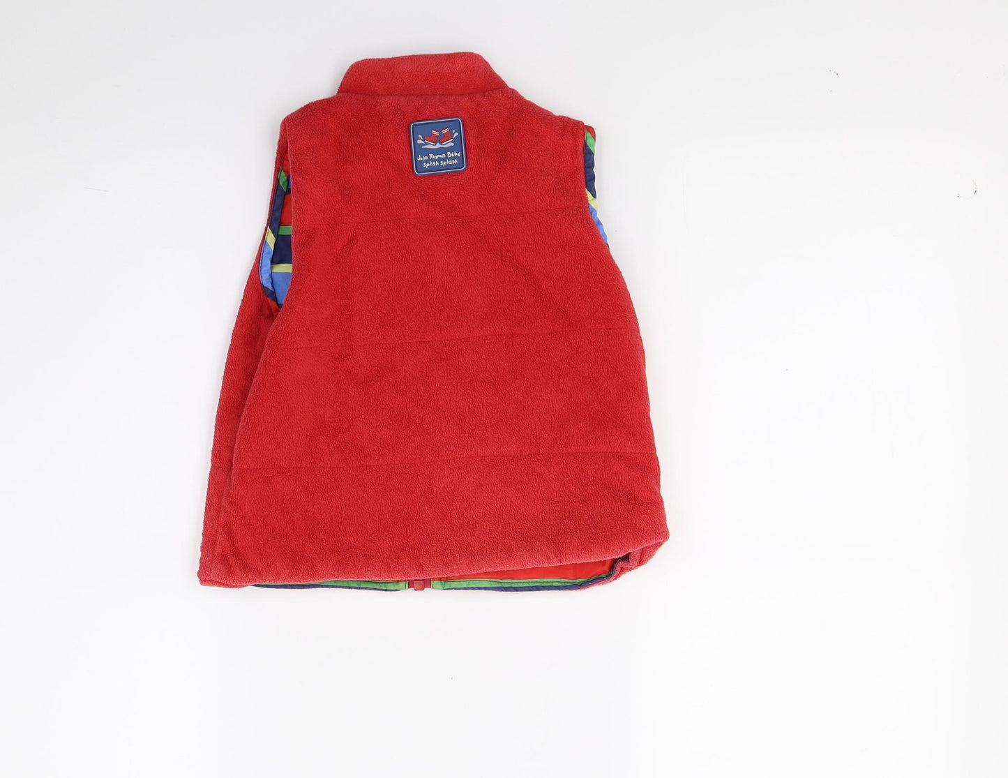 JoJo Maman Bébé Boys Red   Gilet Coat Size 2 Years