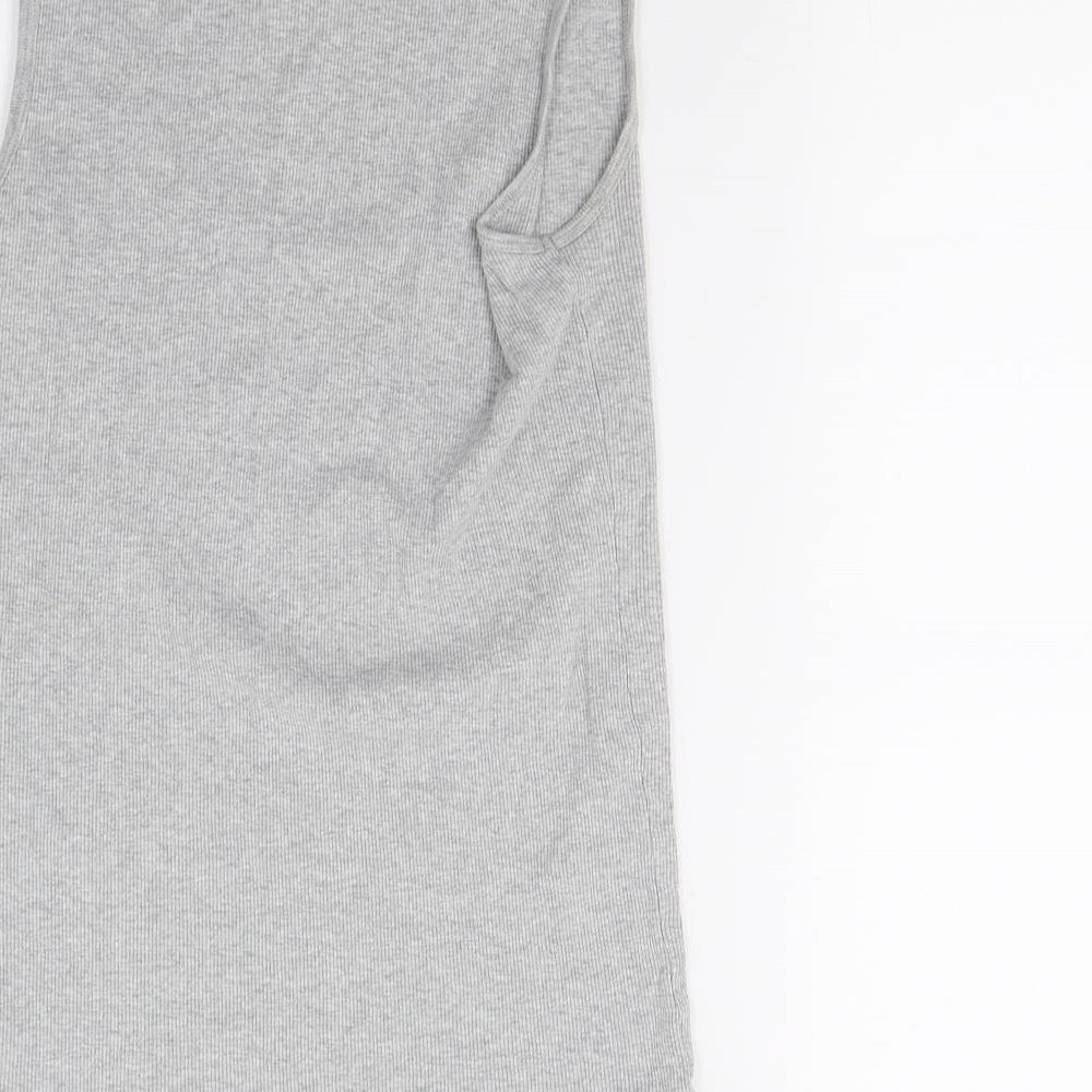 Top shop Womens Grey   Basic Tank Size 10