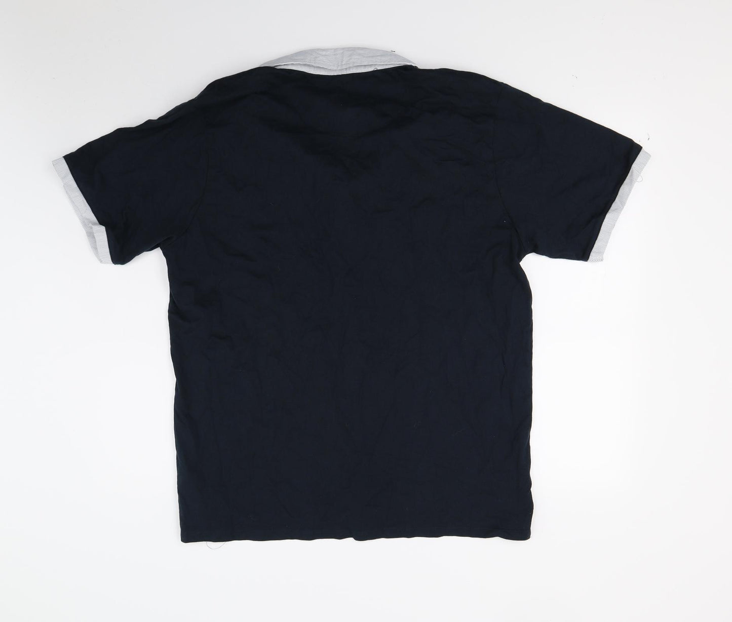 Jeff Banks Mens Blue    Polo Size 2XL
