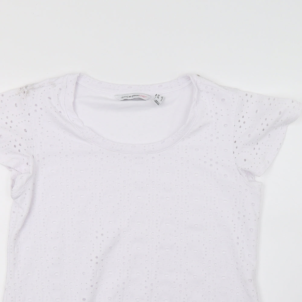 Live Girls White   Basic T-Shirt Size XS
