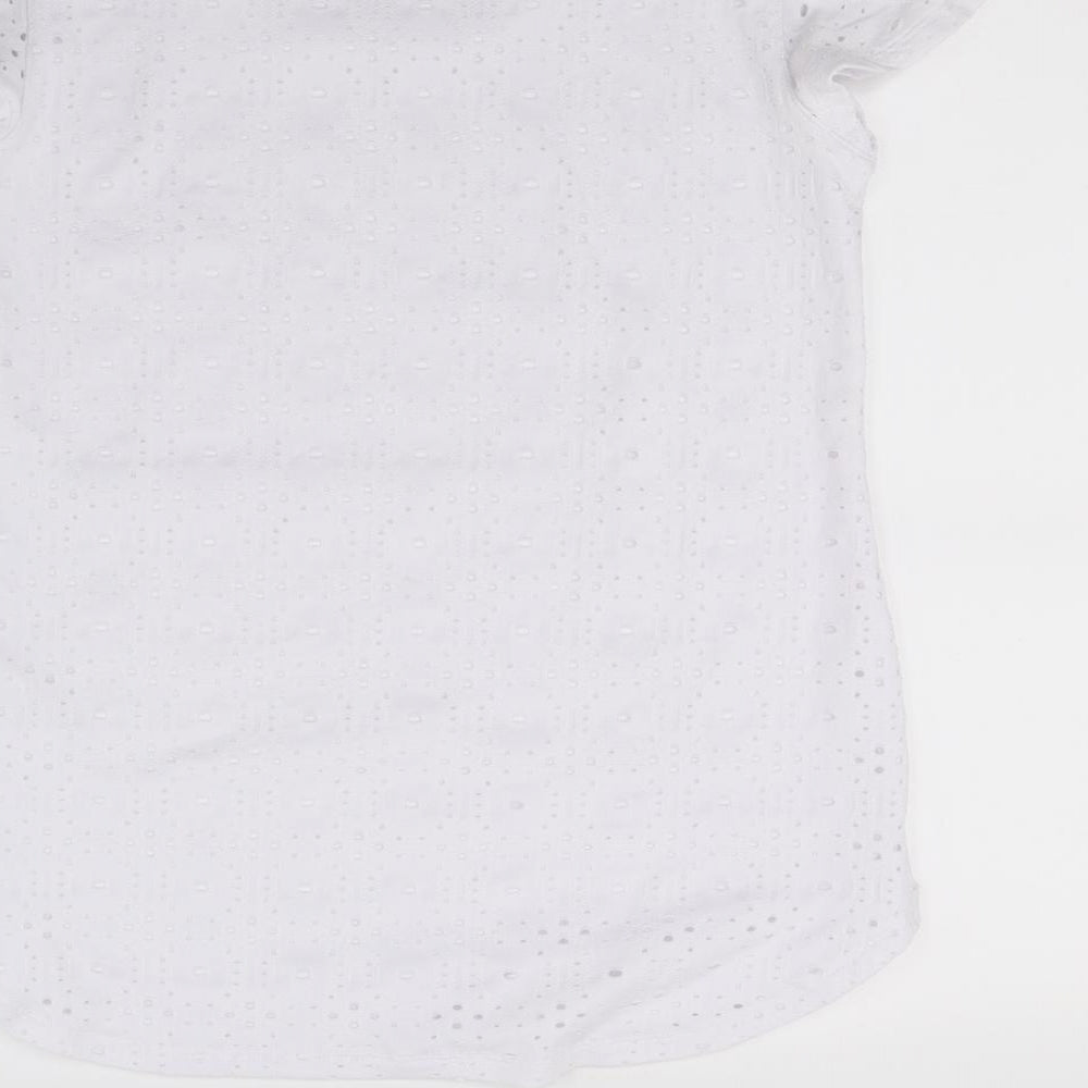 Live Girls White   Basic T-Shirt Size XS